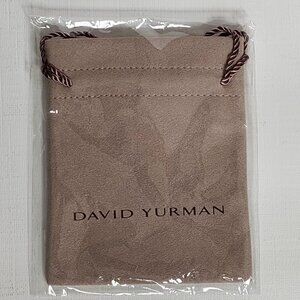David Yurman Earrings Ring Small Cloth Gift Bag Pouch BNIP